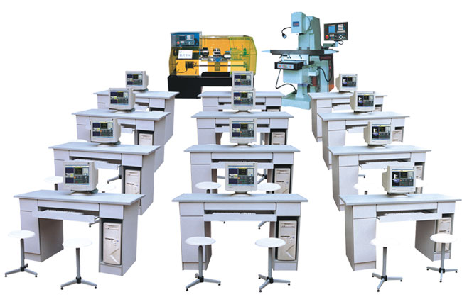 TY-2100型多媒体网络型机电一体化数控编程实验室设备